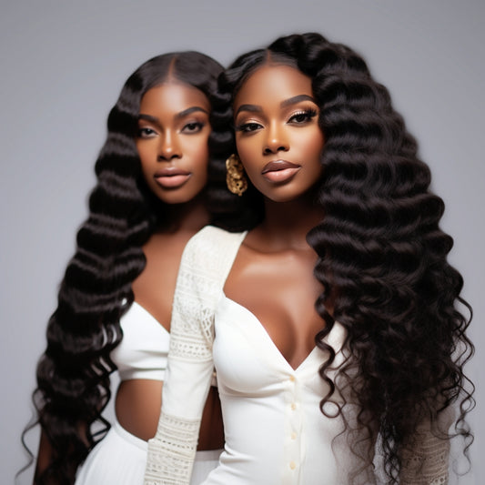 Brazilian Deep Wave Transparent Closure Wig