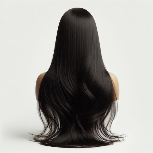 Straight Transparent Closure Wig