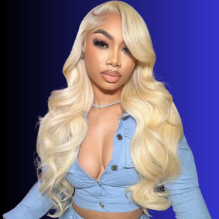 Brazilian Blonde Body Wave Frontal Wig