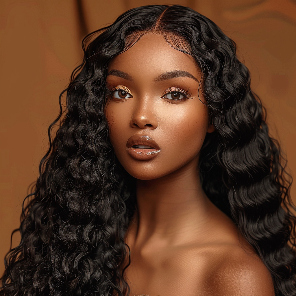 Brazilian HD Deep Wave Frontal Wig
