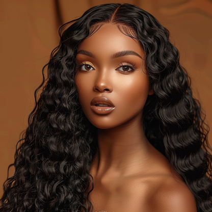 Brazilian HD Deep Wave Frontal Wig