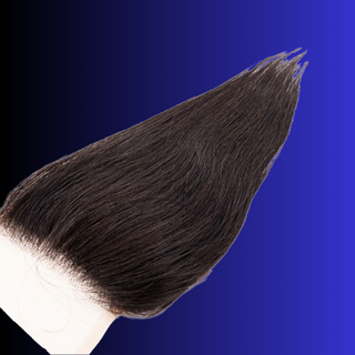 Brazilian Silky Straight 4x4 Transparent Closure