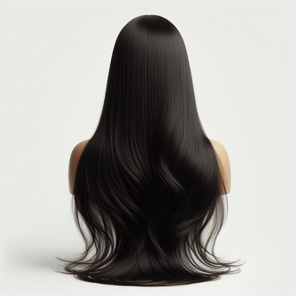 Straight Transparent Closure Wig