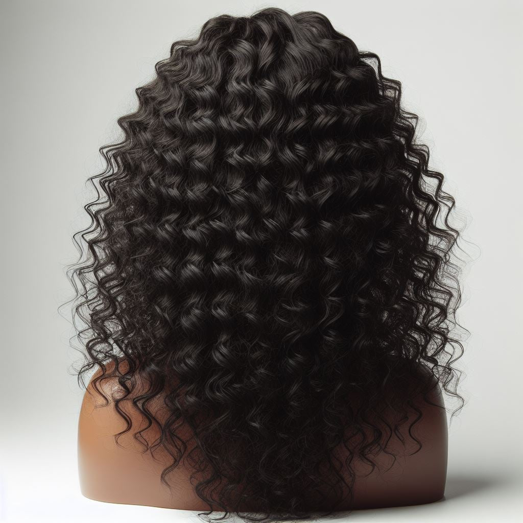 Deep Wave Frontal Wig Transparent