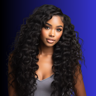 Deep Wave Frontal Wig