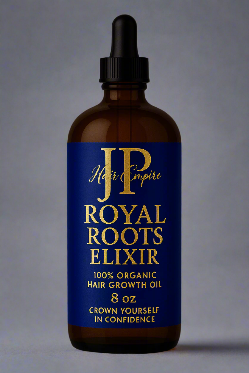 Bottle of JP Hair Empire Royal Roots Elixir 8oz